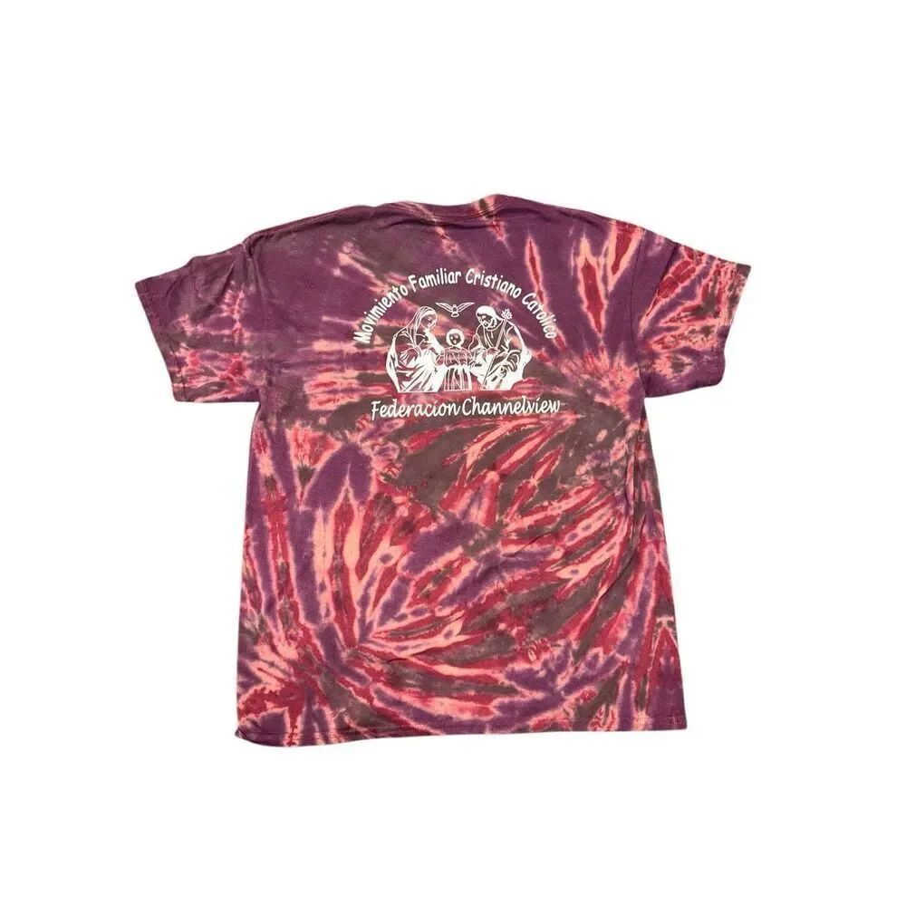 Catholic Spanish Religious Tie-Dye Tee